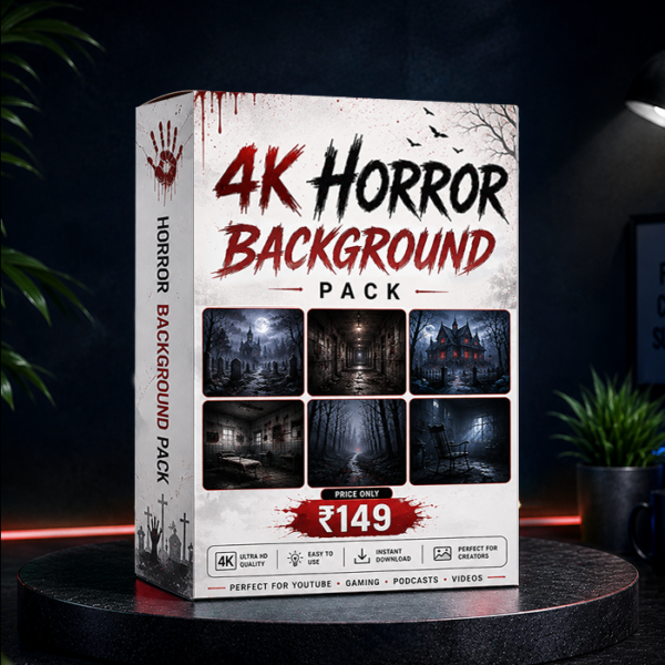 50+ Horror Backgrounds Pack