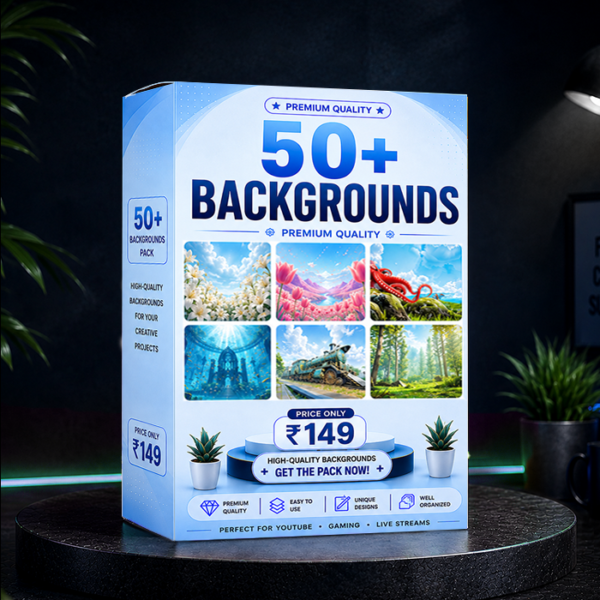 Premium 50+ Backgrounds Pack